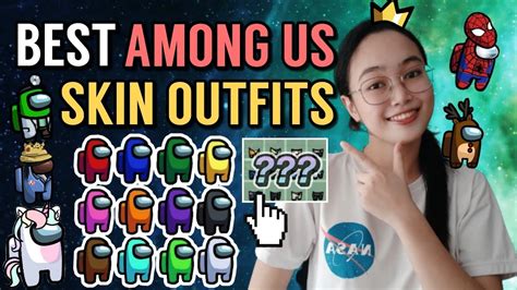 cute among us outfits|best among us skin combos.